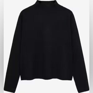 NWT MNG JERSEY 210CHIMNEY BLACK SWEATER